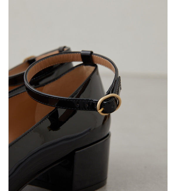  「【PELLICO】チャンキーヒールアンクルストラップパンプス」|パンプス|