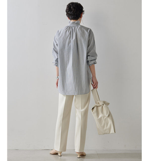  「ネックギャザーシャツ」|シャツ・ブラウス|