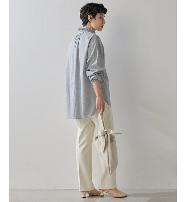 「ネックギャザーシャツ」|シャツ・ブラウス|
