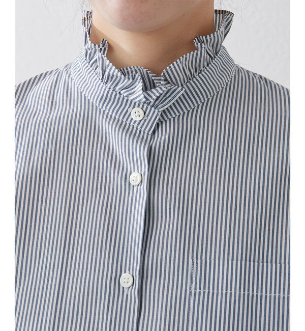  「ネックギャザーシャツ」|シャツ・ブラウス|