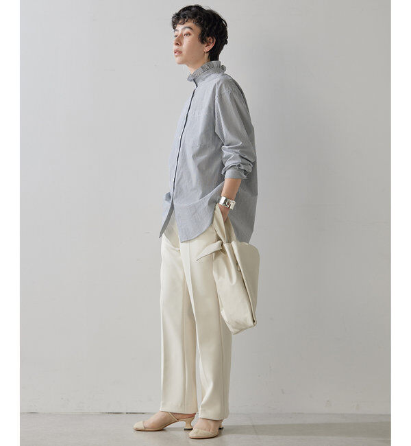  「ネックギャザーシャツ」|シャツ・ブラウス|