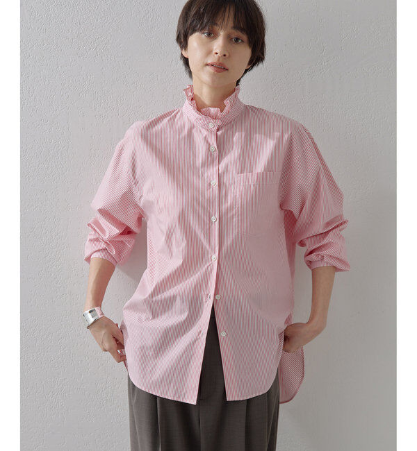  「ネックギャザーシャツ」|シャツ・ブラウス|