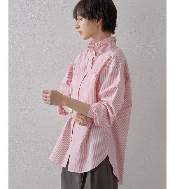  「ネックギャザーシャツ」|シャツ・ブラウス|