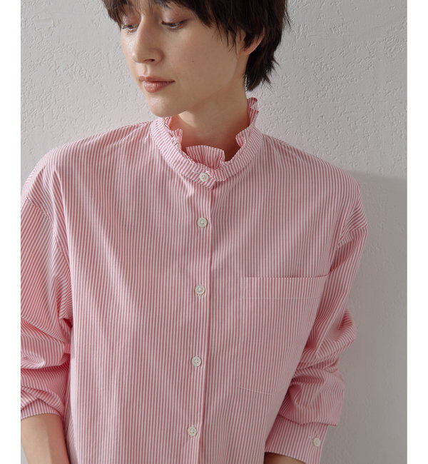  「ネックギャザーシャツ」|シャツ・ブラウス|