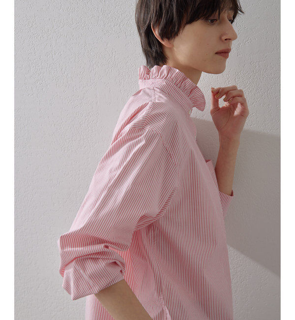  「ネックギャザーシャツ」|シャツ・ブラウス|