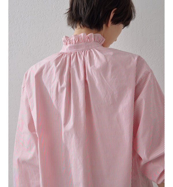  「ネックギャザーシャツ」|シャツ・ブラウス|