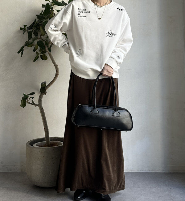  「【新色追加/WEB限定】ランダム刺繍プルオーバー」|Tシャツ・カットソー|