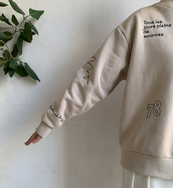  「【新色追加/WEB限定】ランダム刺繍プルオーバー」|Tシャツ・カットソー|
