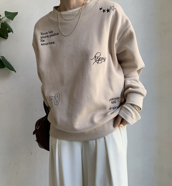  「【新色追加/WEB限定】ランダム刺繍プルオーバー」|Tシャツ・カットソー|