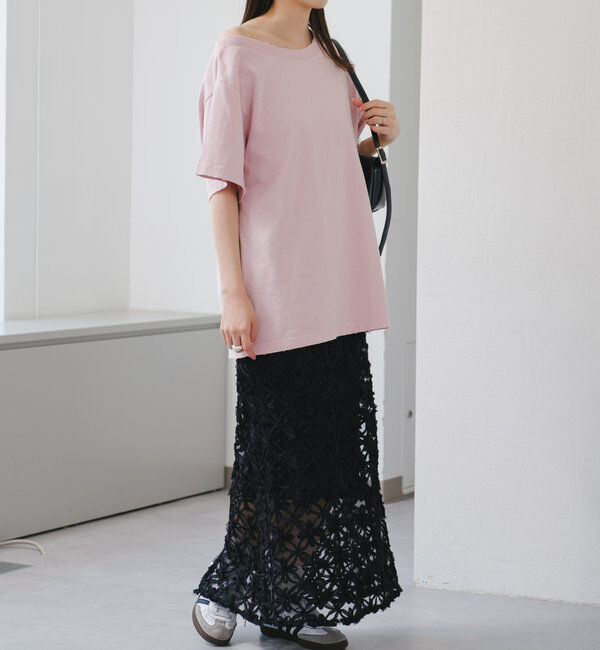  「【WEB限定/ウエストゴム/ペチコート付き】フラワーシアースカート」|スカート|