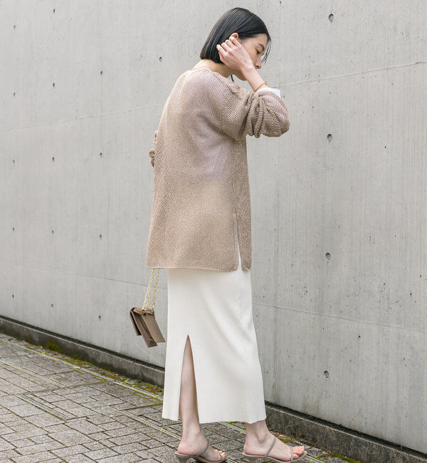  「予約【新色追加/マイナス3kg/レビュー高評価☆】リブタイトスカート」|スカート|