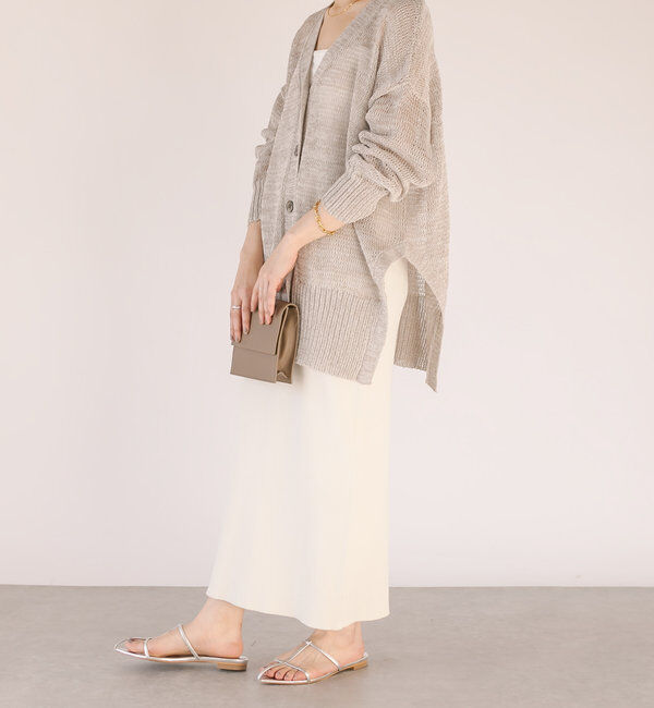  「予約【新色追加/マイナス3kg/レビュー高評価☆】リブタイトスカート」|スカート|