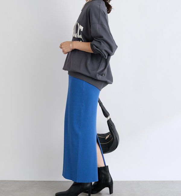  「予約【新色追加/マイナス3kg/レビュー高評価☆】リブタイトスカート」|スカート|