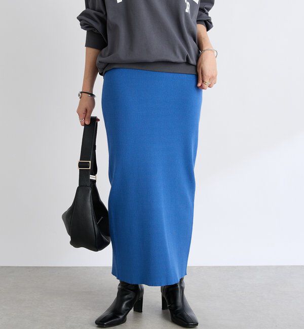  「予約【新色追加/マイナス3kg/レビュー高評価☆】リブタイトスカート」|スカート|