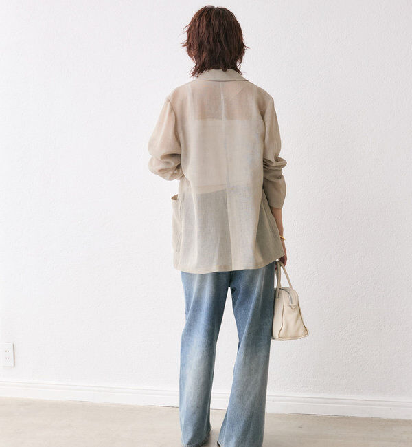  「【新色登場】【MONN.:. （モン）】ワイドレッグデニム」|デニム|