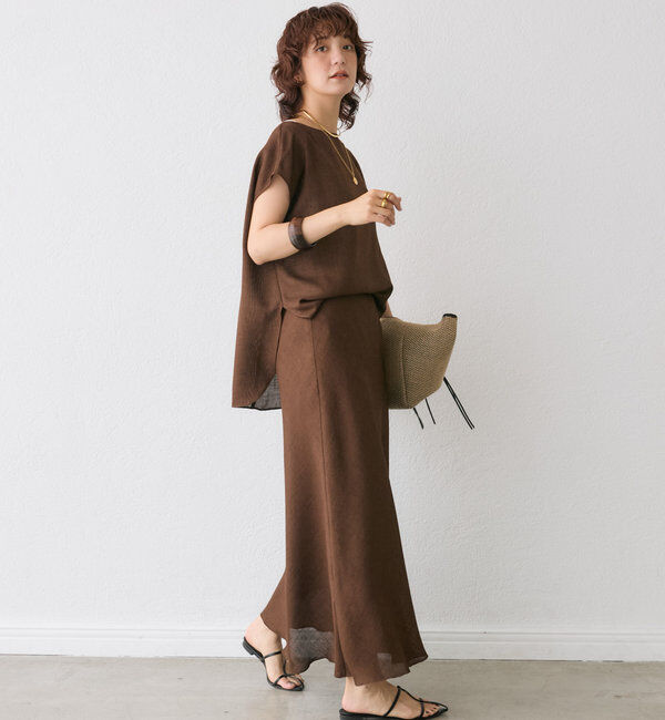  「メッシュフレンチブラウス」|シャツ・ブラウス|