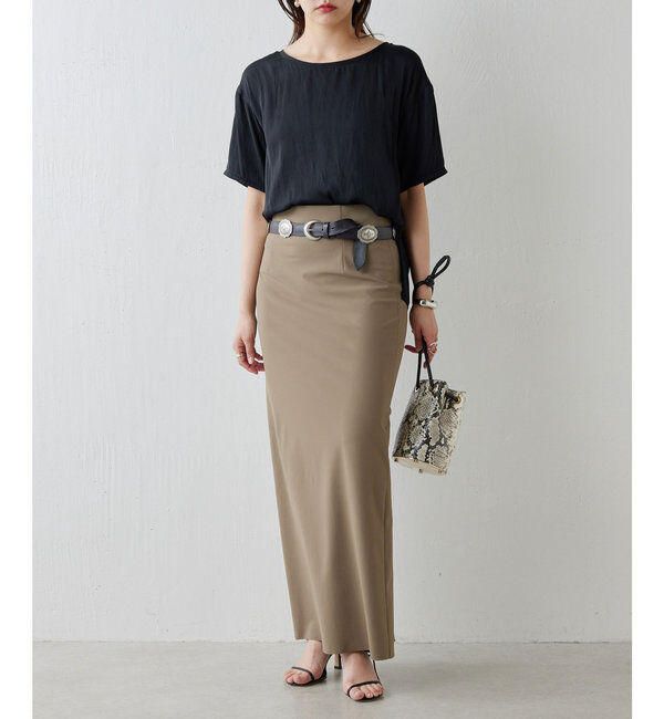  「【新色登場！】【3サイズ展開】ストレッチマキシタイトスカート2」|スカート|