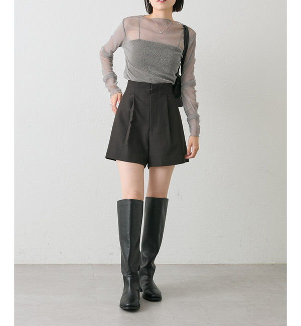  「スリットロングブーツ」|ロングブーツ|