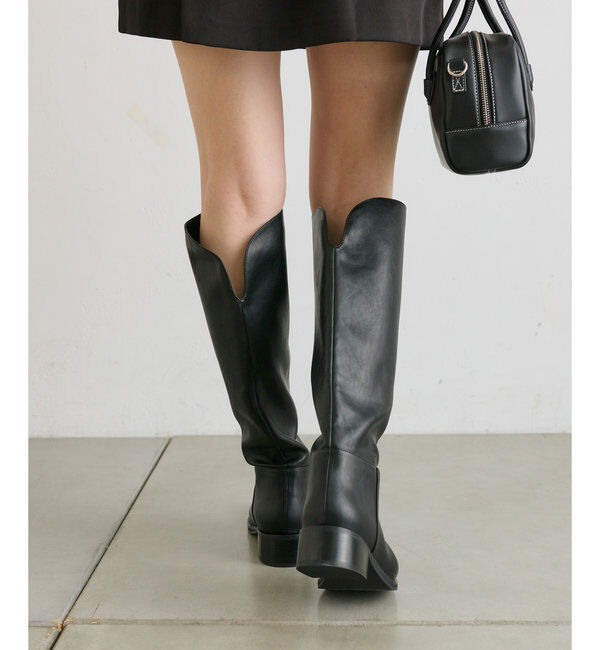  「スリットロングブーツ」|ロングブーツ|