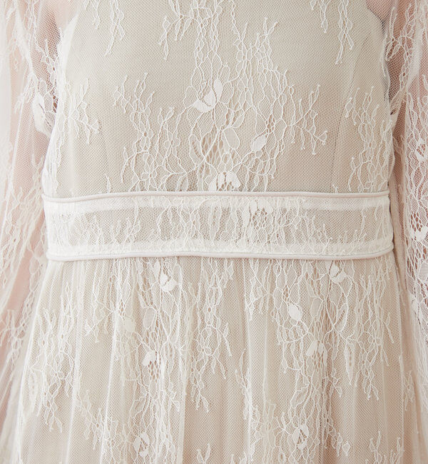  「[森川企画]パイピングレースキャミワンピースSET」|ワンピース|