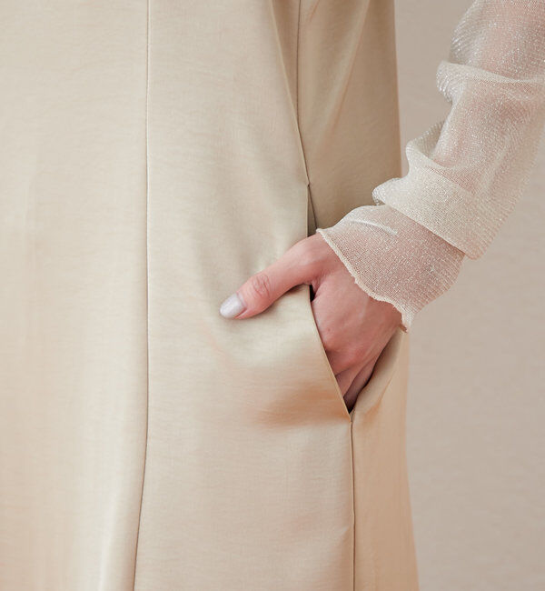  「[森川企画]パイピングレースキャミワンピースSET」|ワンピース|