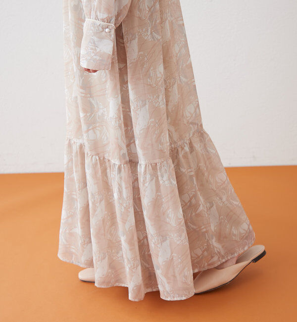  「[森川企画]パイピングレースキャミワンピースSET」|ワンピース|