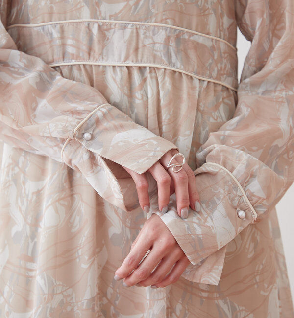  「[森川企画]パイピングレースキャミワンピースSET」|ワンピース|