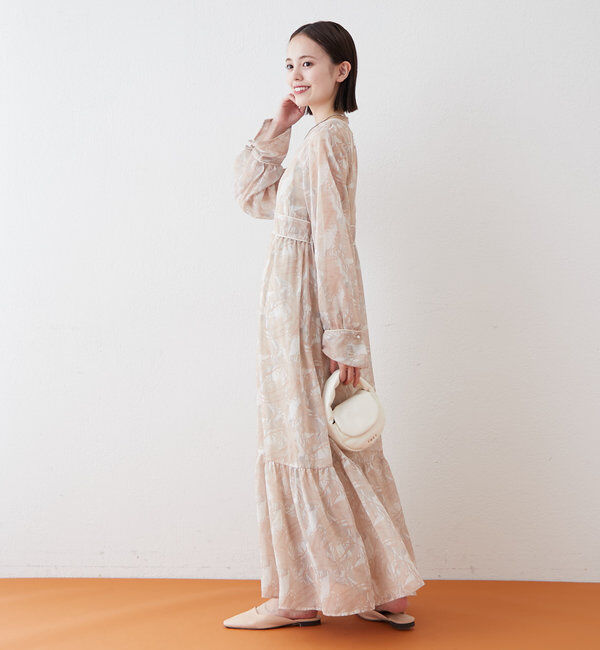  「[森川企画]パイピングレースキャミワンピースSET」|ワンピース|