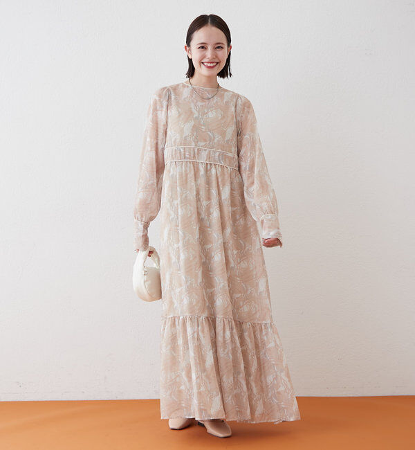  「[森川企画]パイピングレースキャミワンピースSET」|ワンピース|