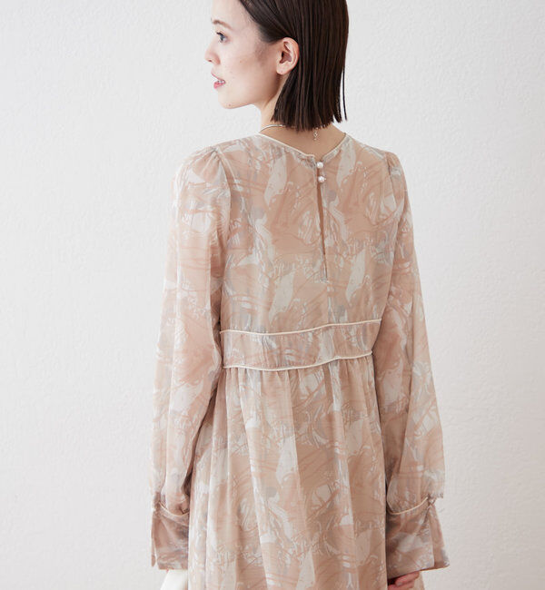  「[森川企画]パイピングレースキャミワンピースSET」|ワンピース|