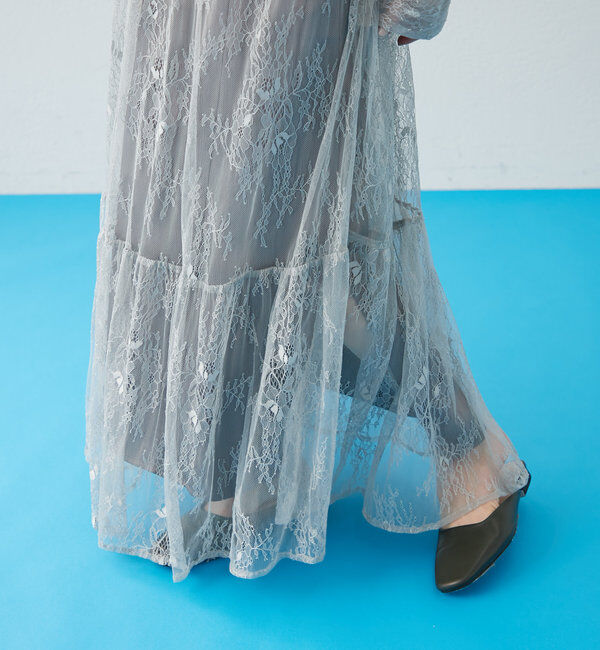  「[森川企画]パイピングレースキャミワンピースSET」|ワンピース|