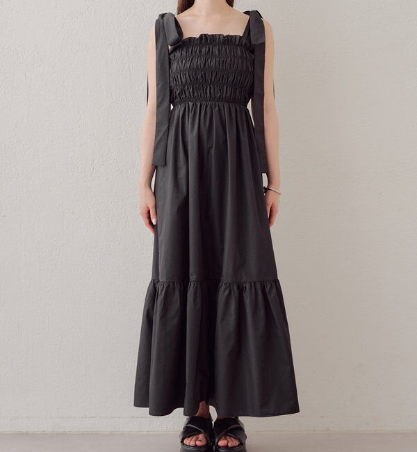  「【WEB限定/REVIVAL】肩リボンマルチwayタンクロングワンピース」|ワンピース|