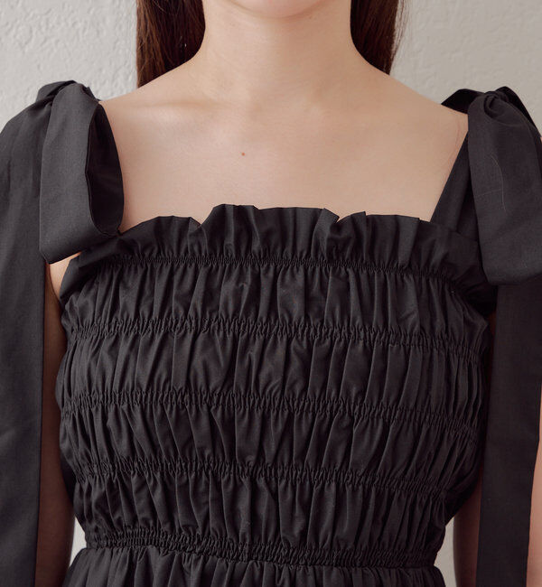  「【WEB限定/REVIVAL】肩リボンマルチwayタンクロングワンピース」|ワンピース|