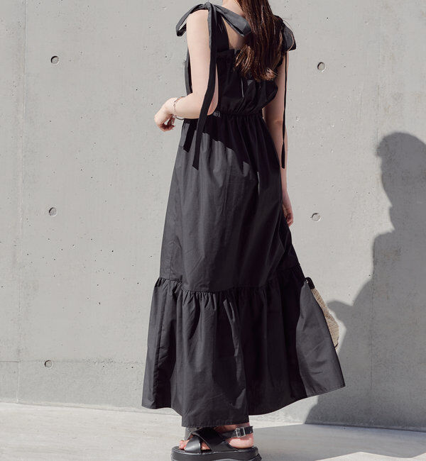  「【WEB限定/REVIVAL】肩リボンマルチwayタンクロングワンピース」|ワンピース|