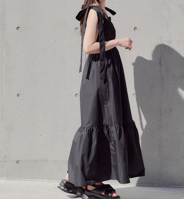  「【WEB限定/REVIVAL】肩リボンマルチwayタンクロングワンピース」|ワンピース|