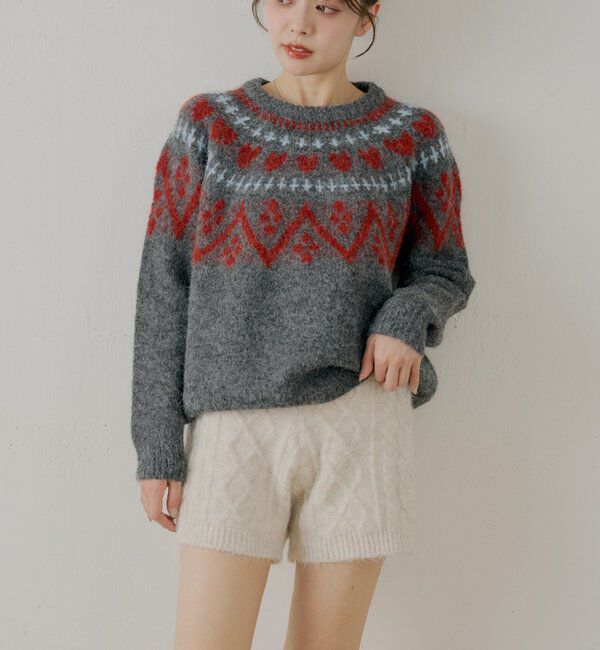  「【セットアップ対応】ケーブルショートパンツ」|チノ|