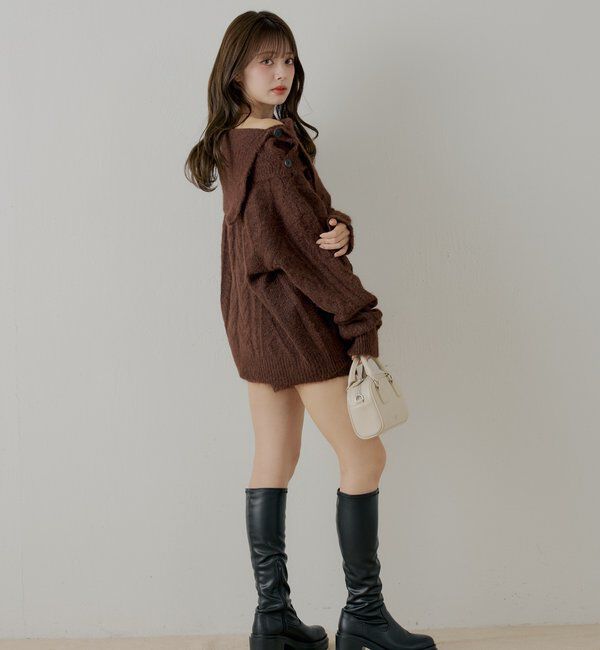  「【セットアップ対応】ケーブルショートパンツ」|チノ|