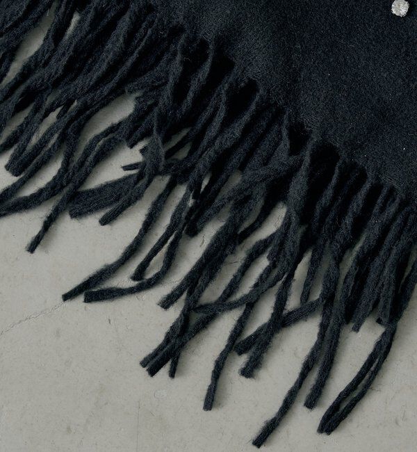  「ビジュー付きストール」|マフラー|