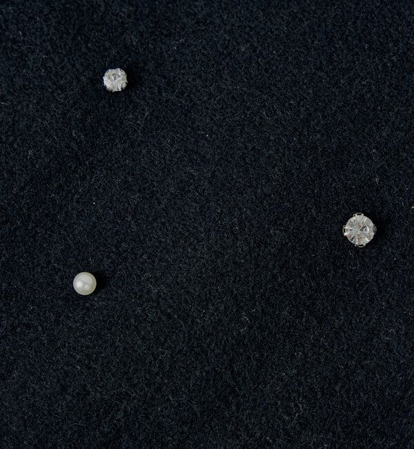  「ビジュー付きストール」|マフラー|