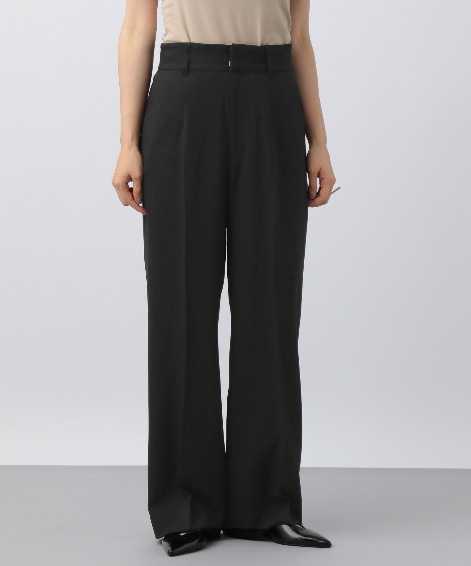 A part by 「【セットアップ対応】Wライクストレートパンツ」|スラックス|