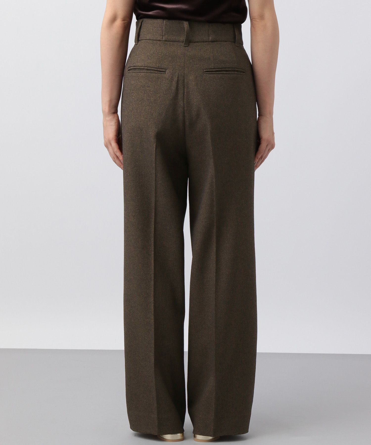 A part by 「【セットアップ対応】Wライクストレートパンツ」|スラックス|