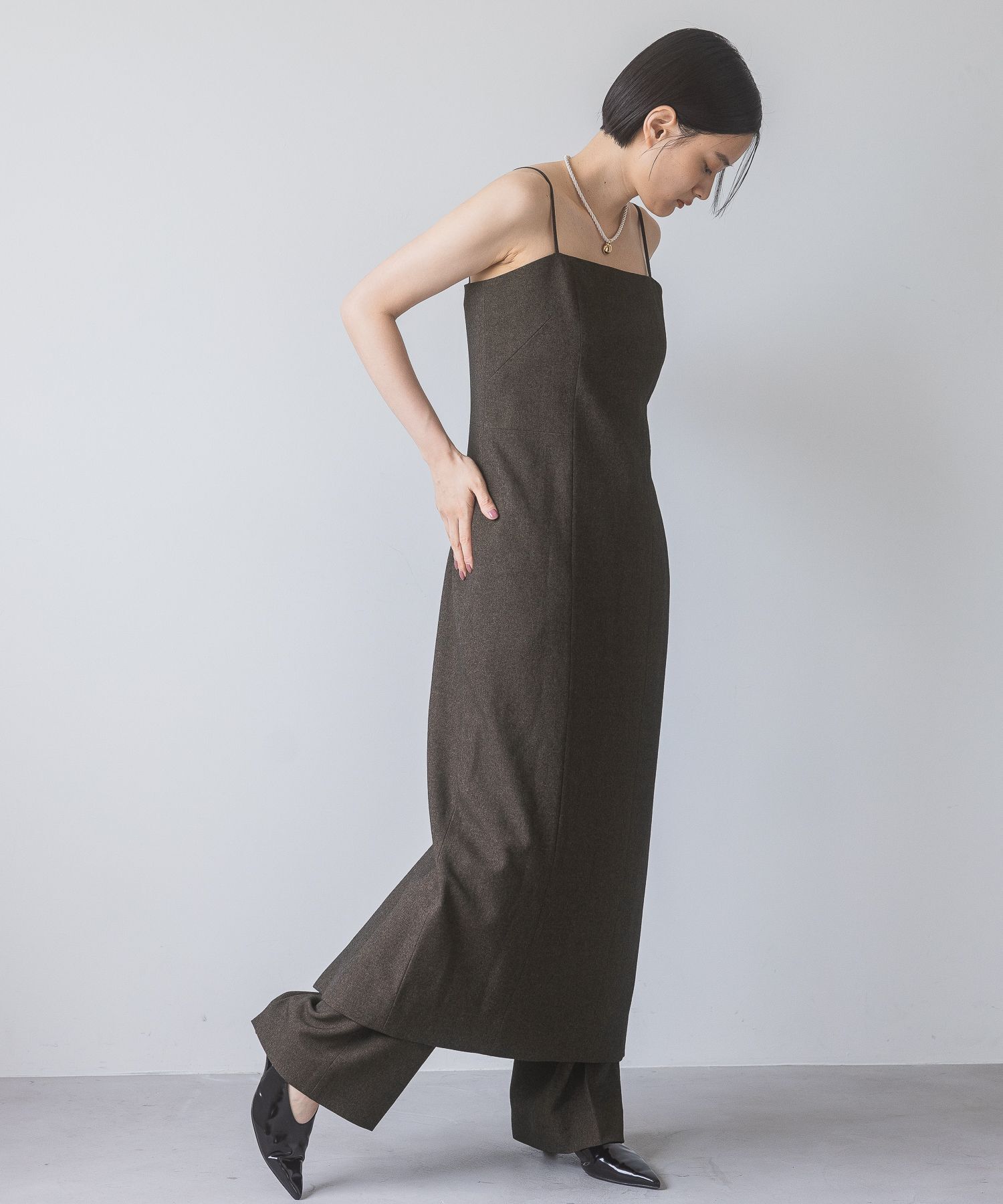 A part by 「【セットアップ対応】Wライクストレートパンツ」|スラックス|