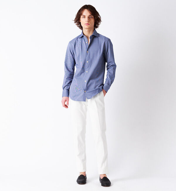 ABAHOUSE「ALBINI 交織サーフニット シャツ」|シャツ・ブラウス|