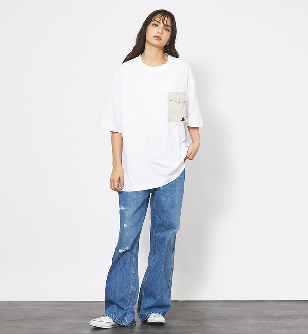 ABAHOUSE「【KELTY/ケルティー】Urban Pocket T-shirt/USAコット」|Tシャツ・カットソー|