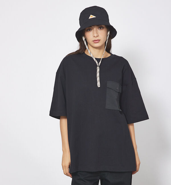 ABAHOUSE「【KELTY/ケルティー】Urban Pocket T-shirt/USAコット」|Tシャツ・カットソー|ブラック