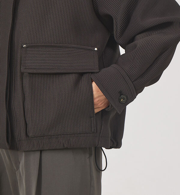 qualite「シャドーストライプブルゾン」|ブルゾン・スタジャン|