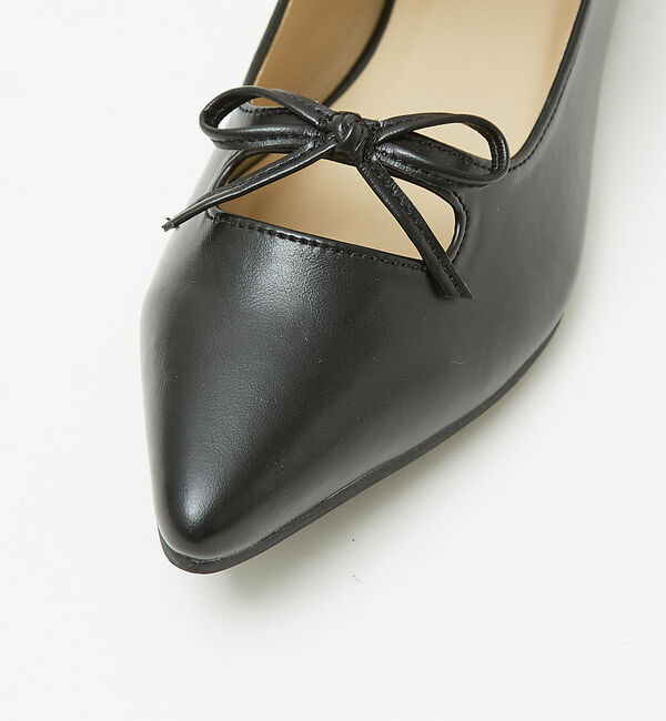 AU BANNISTER「【販売店舗限定】ダブルリボンポインテッドパンプス」|パンプス|