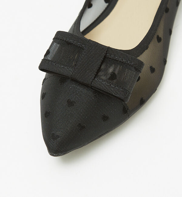 AU BANNISTER「【販売店舗限定】チュール フラットパンプス」|パンプス|