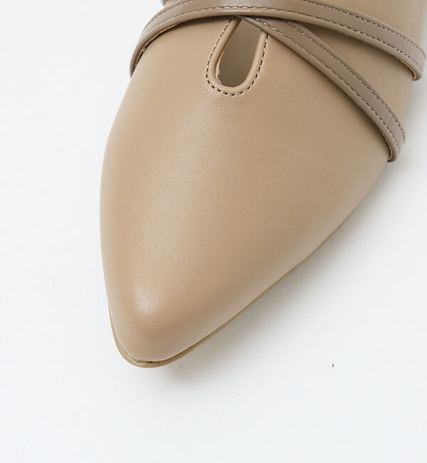 AU BANNISTER「【販売店舗限定】クロスベルトパンプス」|パンプス|