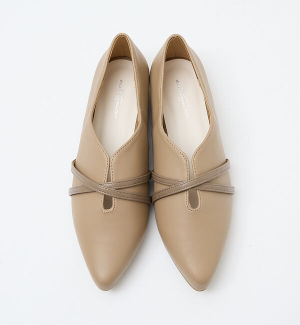 AU BANNISTER「【販売店舗限定】クロスベルトパンプス」|パンプス|